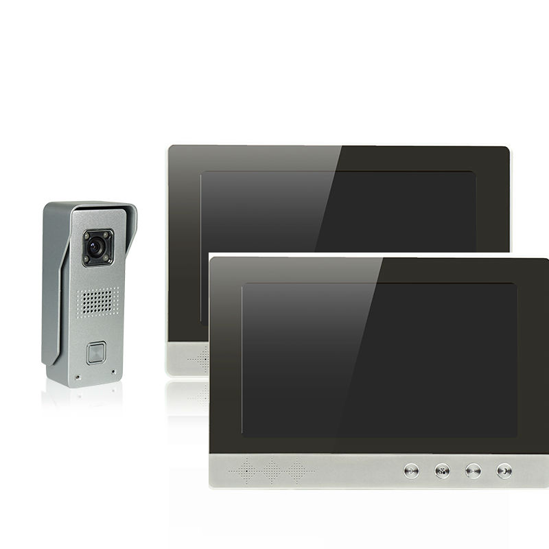 10 ġ LCD     ȭ ī޶ ý ŰƮ 1 ī޶ 2 /10-Inch LCD Video Doorbell Intercom Door Phone Camera System Kit1 Camera 2 Monitor